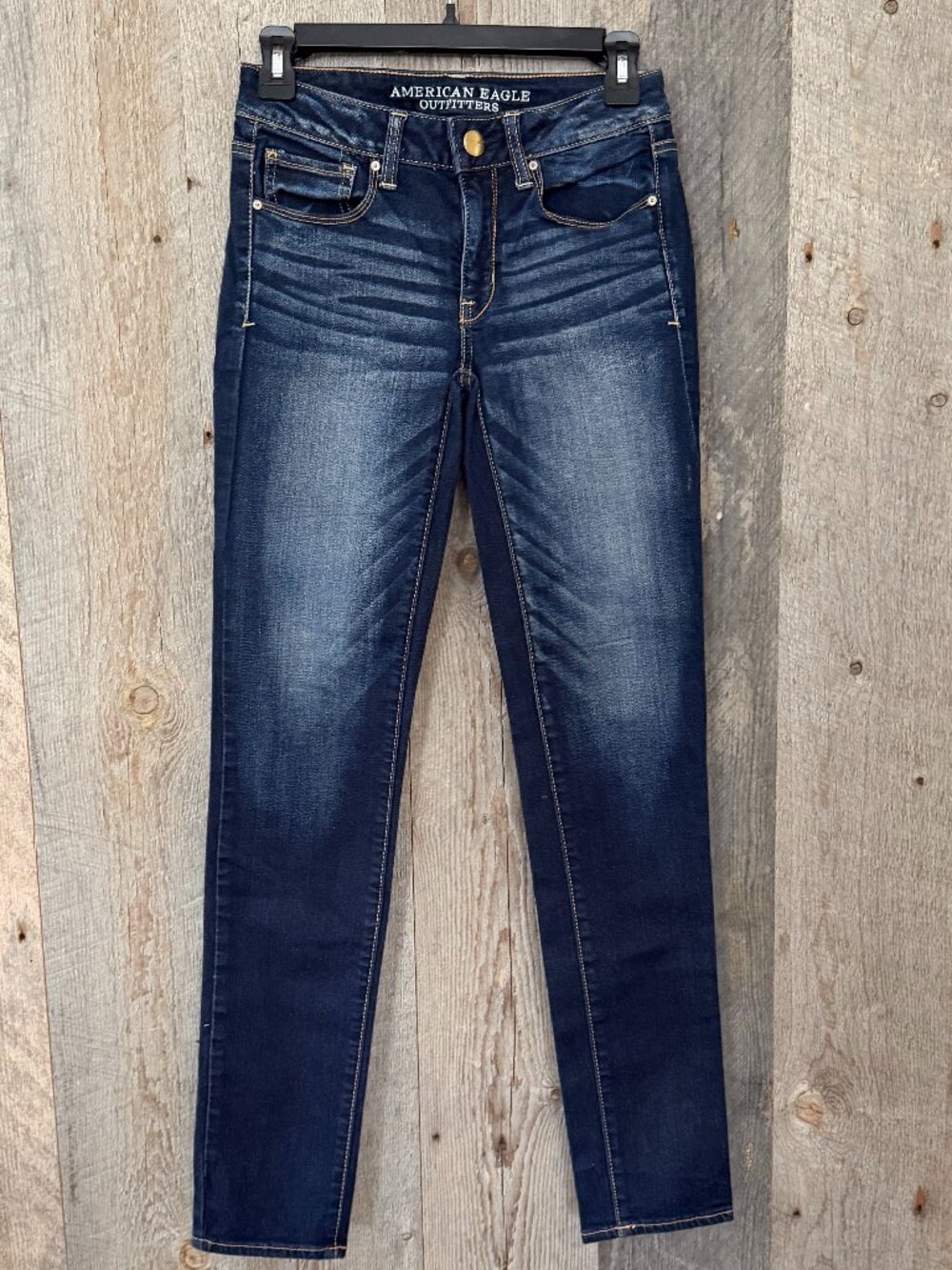 American Eagle Skinny Stretch Jeans Size 2 Long